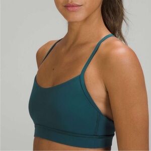 Lululemon Flow Y Nulu Bra *Light Support, A–C Cups Green Jasper